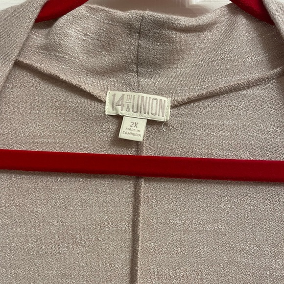 14th & Union Cardigan  NWOT SIZE 2X - Picture 2 of 4